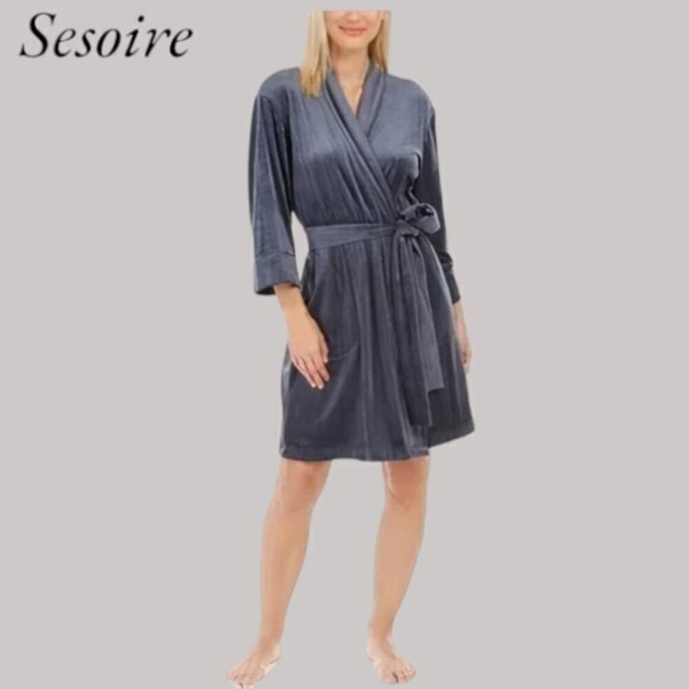 Sesoire Ultra soft cozy robes- Grey